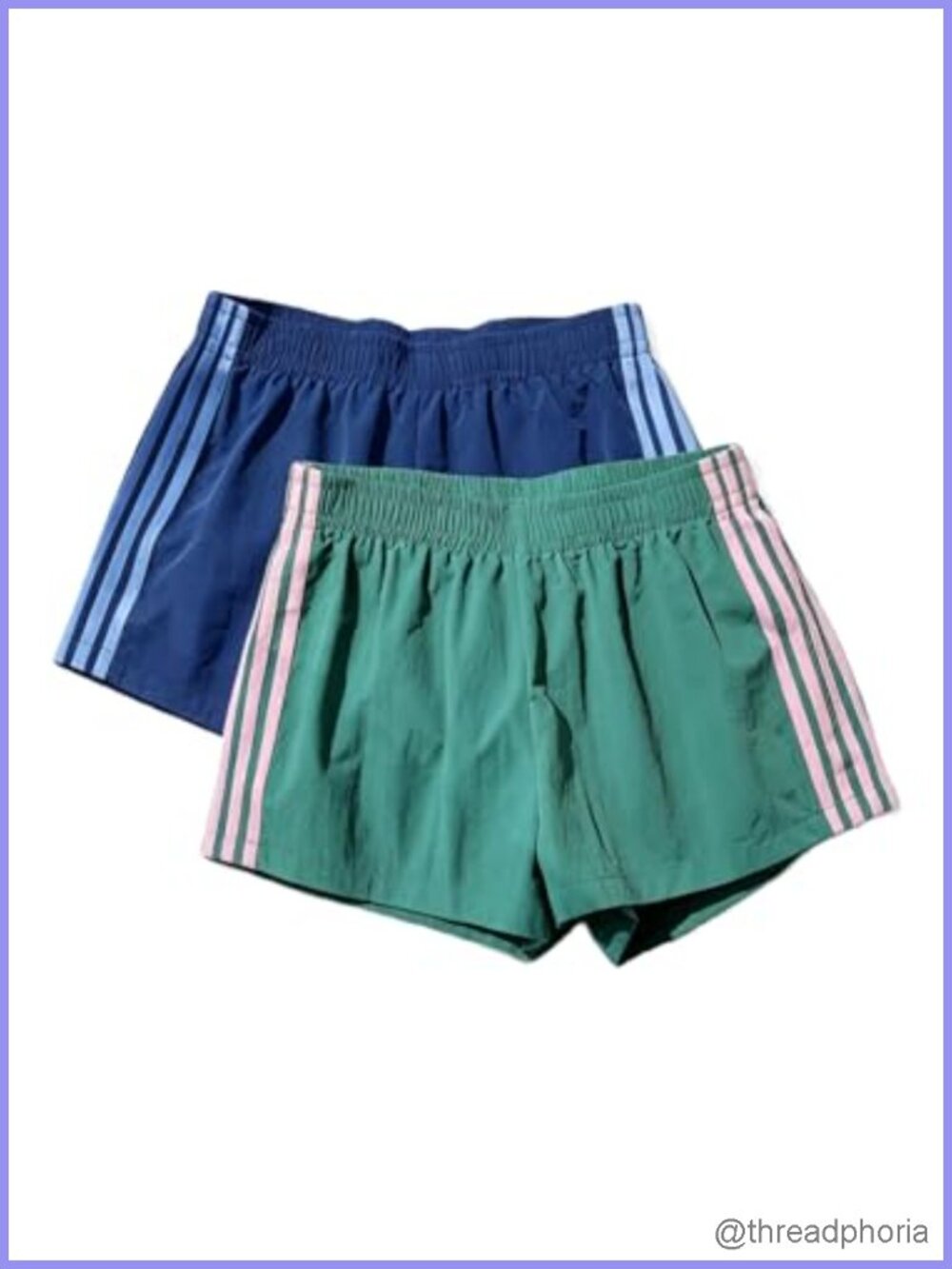Women's 2 Pack Striped Track Shorts Athletic Running Shorts